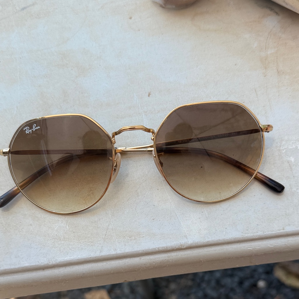 Ray-Ban 3565 Jack Gold And Brown Sunglasses
